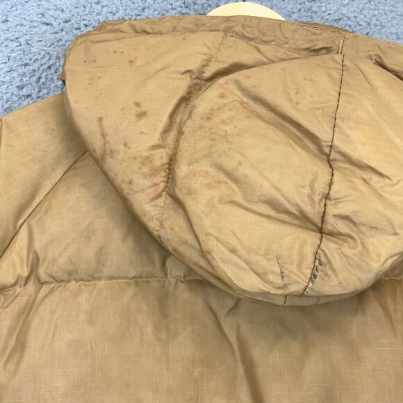 VINTAGE CAMEL Jacket GOOSE‎ Down XL Puffer Winter Coat - Picture 4 of 11